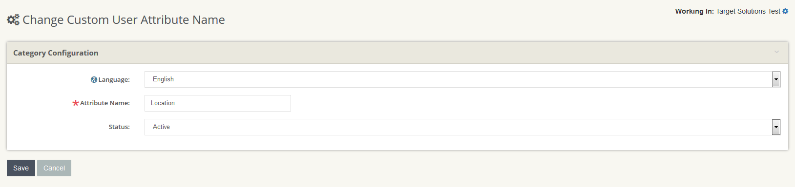 Custom User Attributes Management
