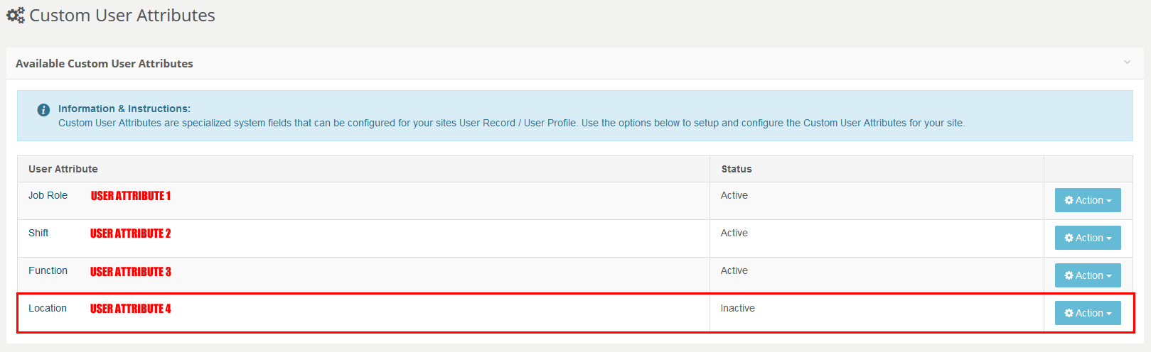 Adding a Custom User Attribute to a Profile