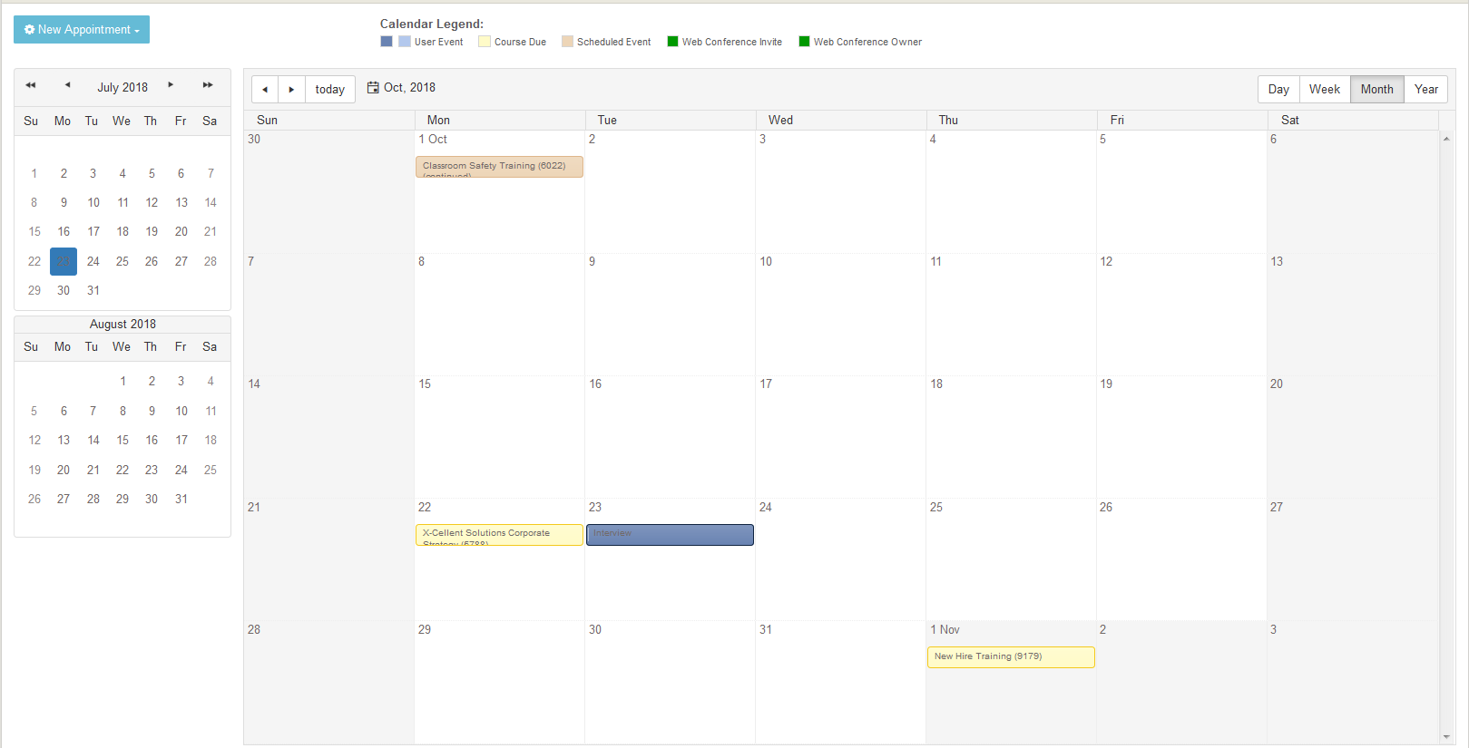 Managing Your Calendar