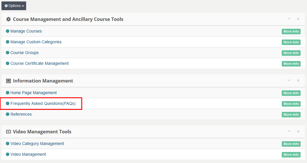 Managing the Frequently Asked Questions of Your Site