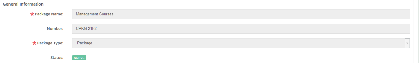 Creating a Course Package