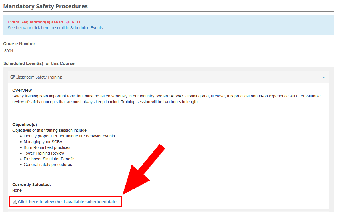 Scheduled Event Module