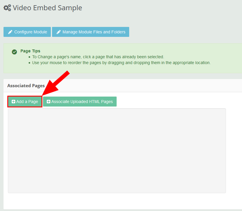 Embedding a Video Within a Course